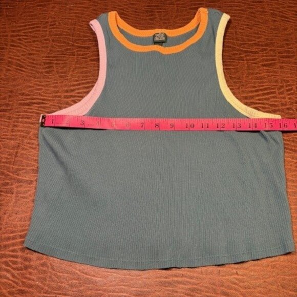Racer Front Cropped Tank Top Wild Fable Size XL - Picture 4 of 6